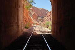 Train Tunnel Near Corona Arch